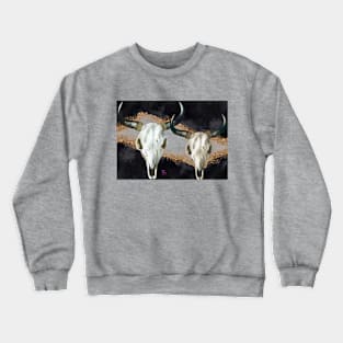 Black and Gold Skulls Crewneck Sweatshirt